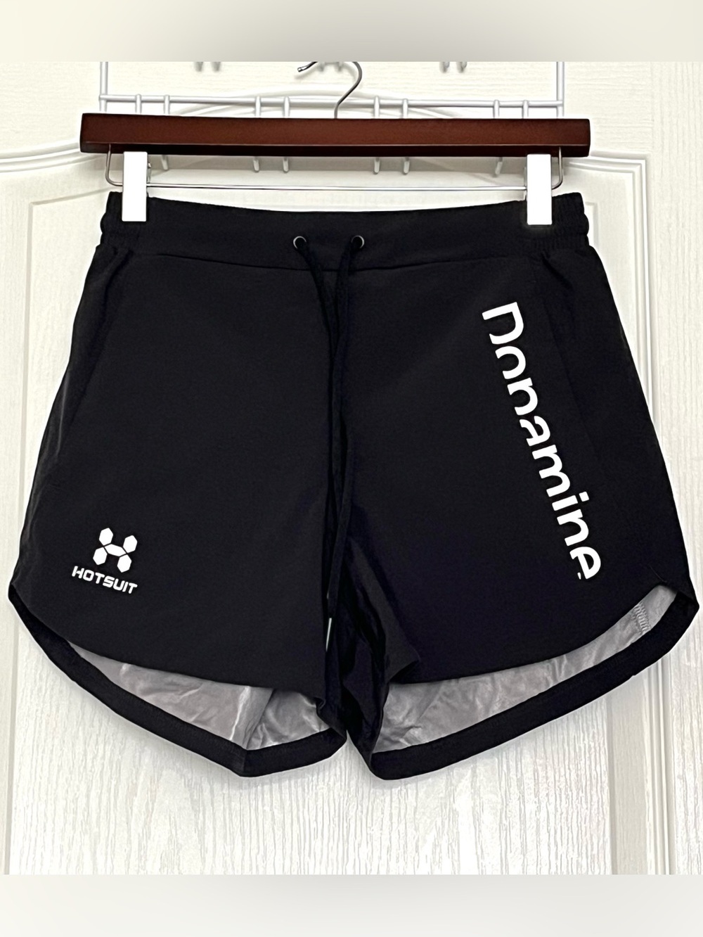 HOTSUIT Black 2-in-1 Dopamine Athletic Training Shorts Liner Size S